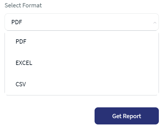 Report Download Options